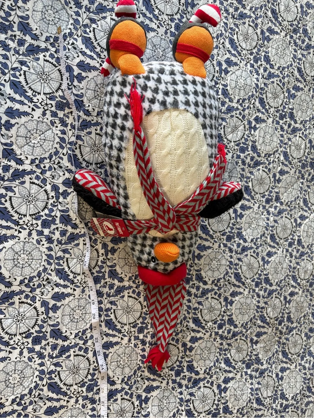 Vintage NWT Pier 1 Imports Christmas Plush Penguin Totter